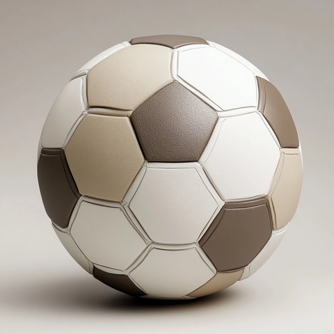 足球六边形拼色设计