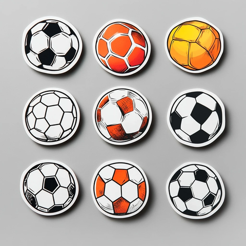 足球贴纸系列非橙色款