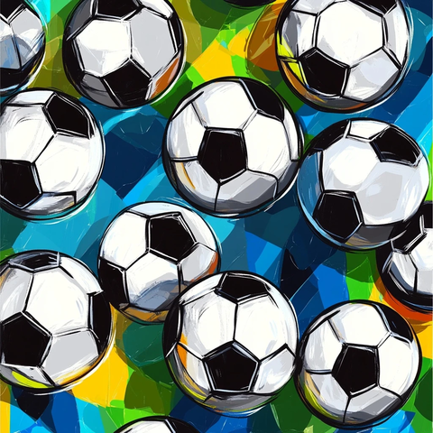 足球拼图设计儿童书签