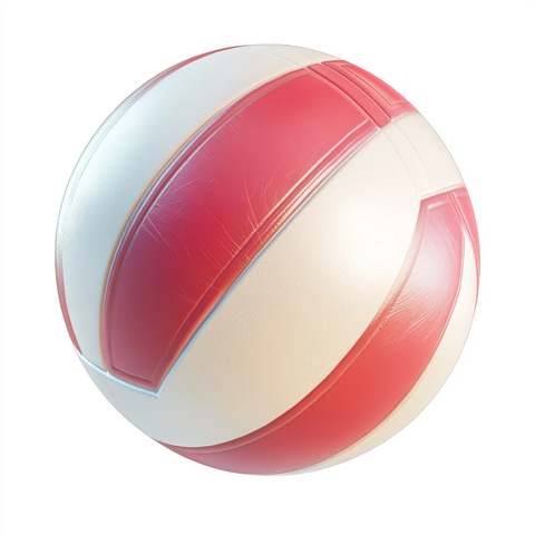 排球标志玻璃材质模型