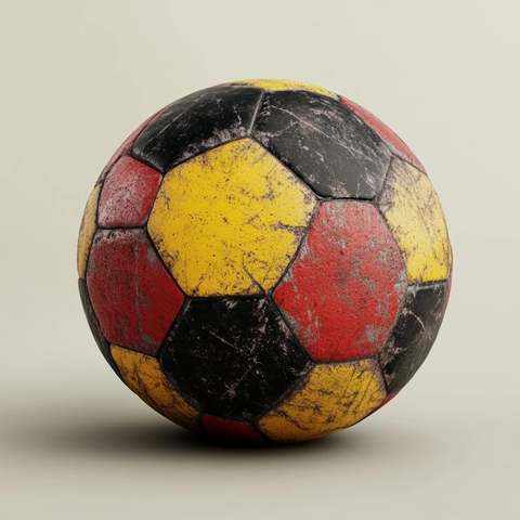 足球旗帜设计元素