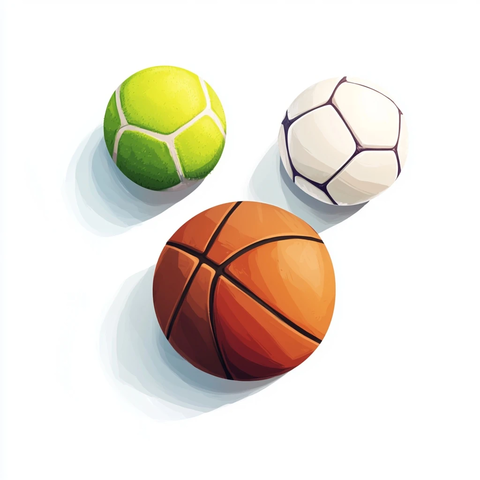篮球足球网球三球图