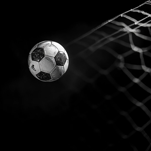黑白高对比度球门球
