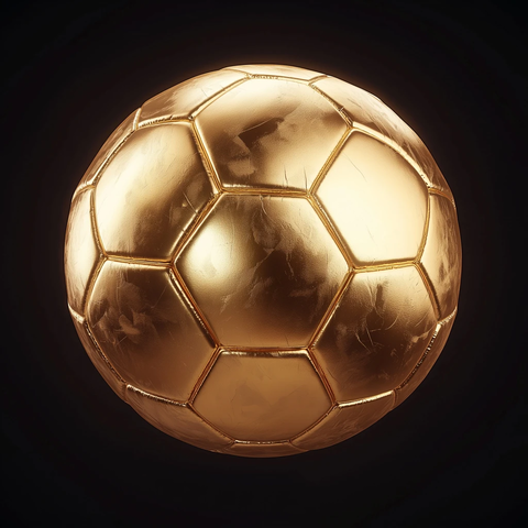 黄金足球球体三段分割