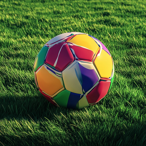 足球绿茵场专业运动摄影