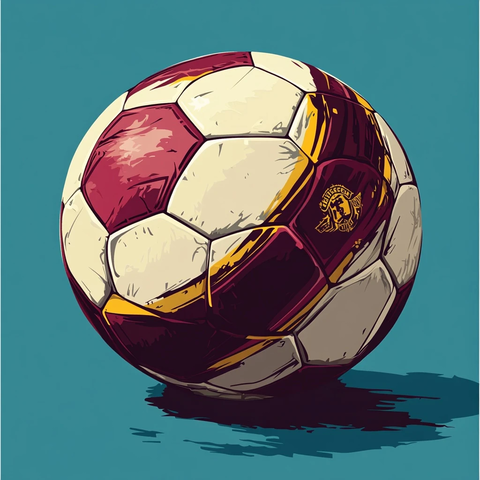 足球插画矢量设计元素