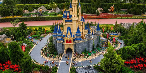 童话城堡模型全景