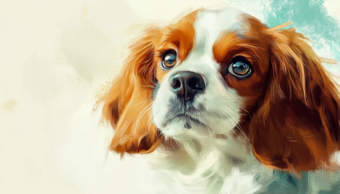 小狗温柔眼神闪亮摄影