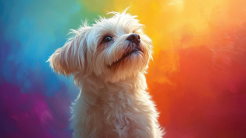 彩虹桥上的小狗欢聚