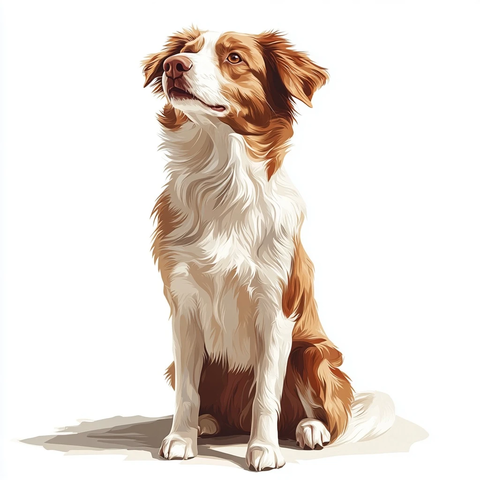 星穹铁道风格狗插画