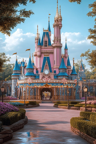 梦幻城堡建筑景观