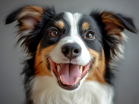 可爱宠物笑容清晰背景