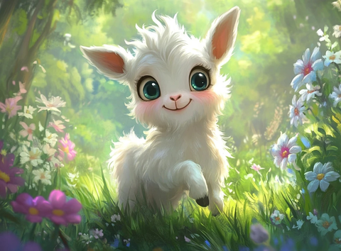 小羊花草魔幻森林