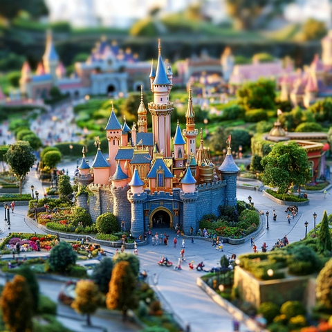 童话城堡模型全景展示