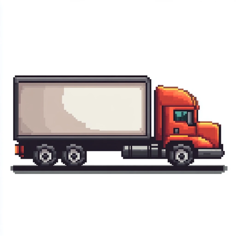 卡车像素游戏角色截图