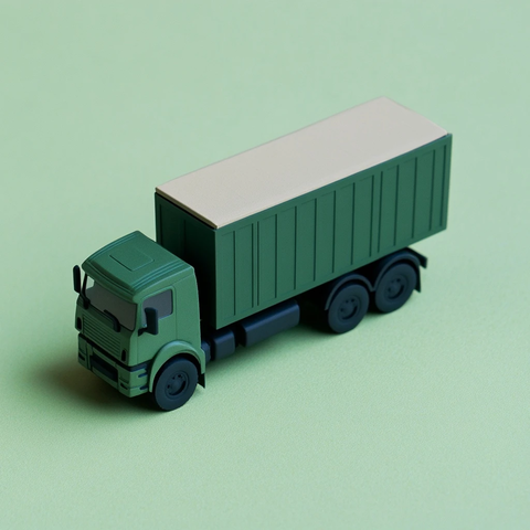 货运卡车棋子背景