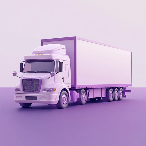 卡车仓库盲盒模型展示