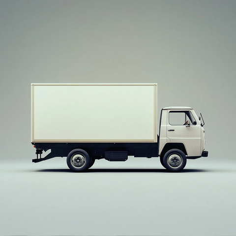 普通背景下的货车