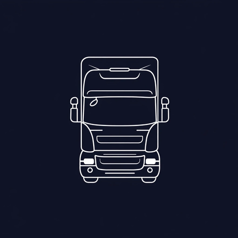 卡车轮廓载重测量标识