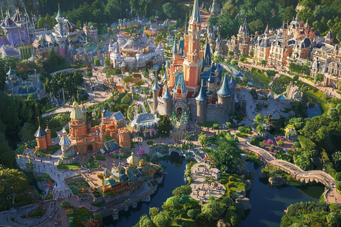 童话城堡景观全景