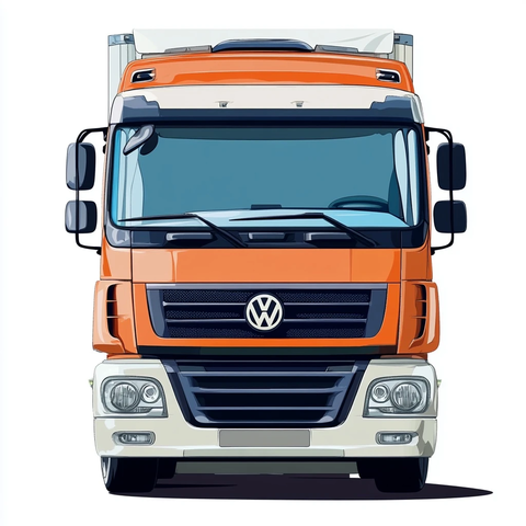 大众卡车矢量艺术设计