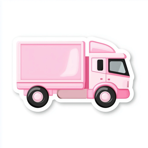 粉色贴纸风格图标