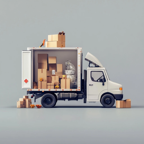 商业配送物品运输场景