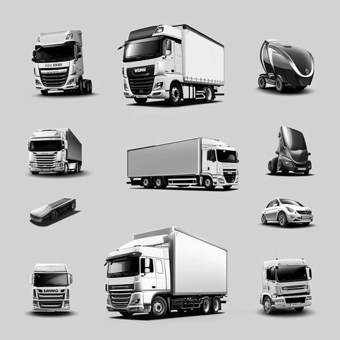 商用车辆操作设备展示