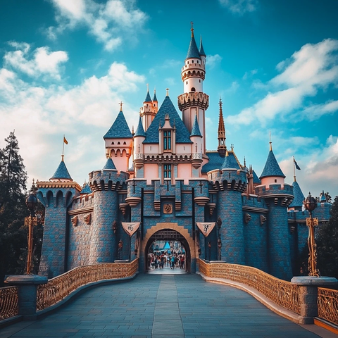 迪士尼城堡全景