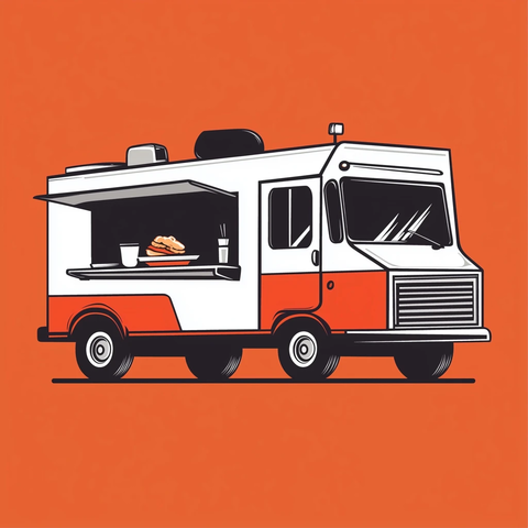 美食卡车设计图