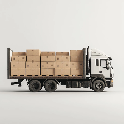 卡车上的货物箱