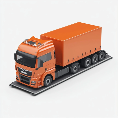 等距汽车运输卡车模型