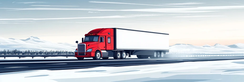 卡车驾驶定位图标展示