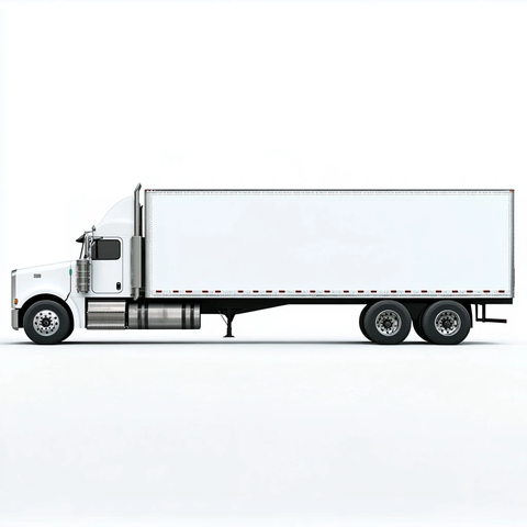 十八轮卡车侧面设计模板