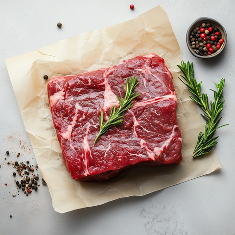 大块生牛肉静物