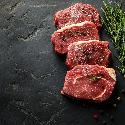 简约肉类主题背景设计