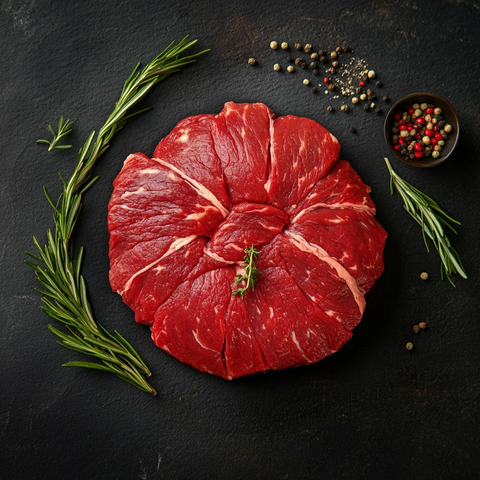 牛肉切片覆盖整个画面