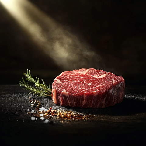 韩牛西冷牛排精致摆盘