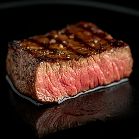 镜头拍摄和牛烧烤