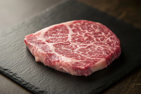 和牛肋眼牛排黑色石板