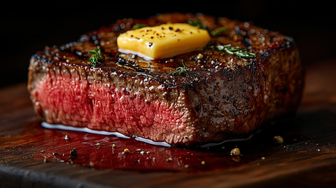 切块牛排滴汁焦脆外皮