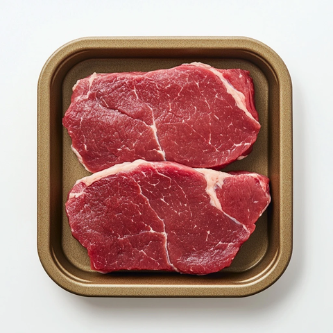 生肉红肉放置塑料托盘