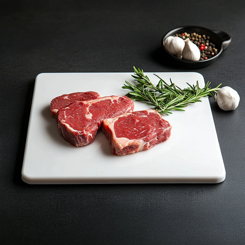 白色厚塑料切菜板