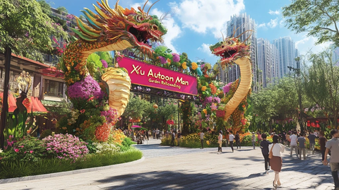 徐奥童花园主题公园入口