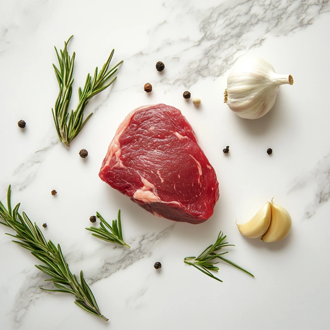 牛排蒜瓣迷迭香