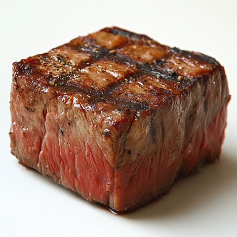 煮熟肉类白底素材