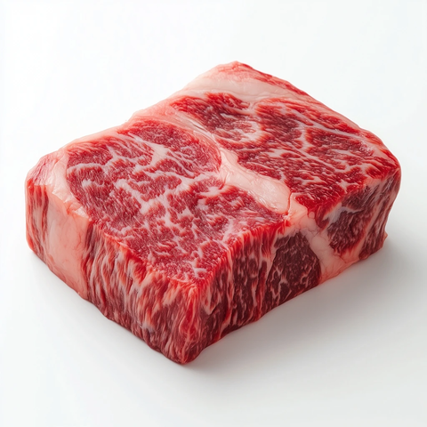 新鲜牛肉片展示特写