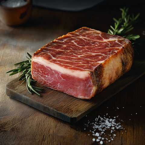 深红肉片配奶油脂肪层