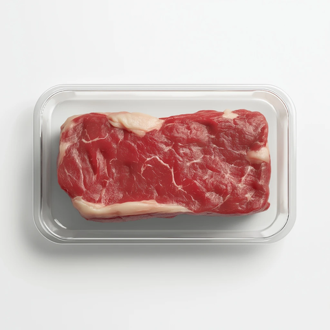 牛排透明塑料托盘展示