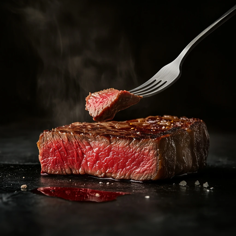 厚切牛肉切片展示